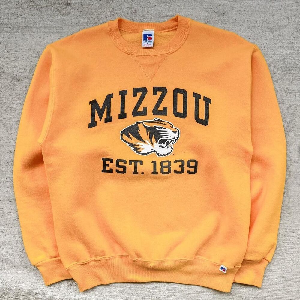1990s Vintage Russell Athletic Mizzou Crewneck Sweatshirt